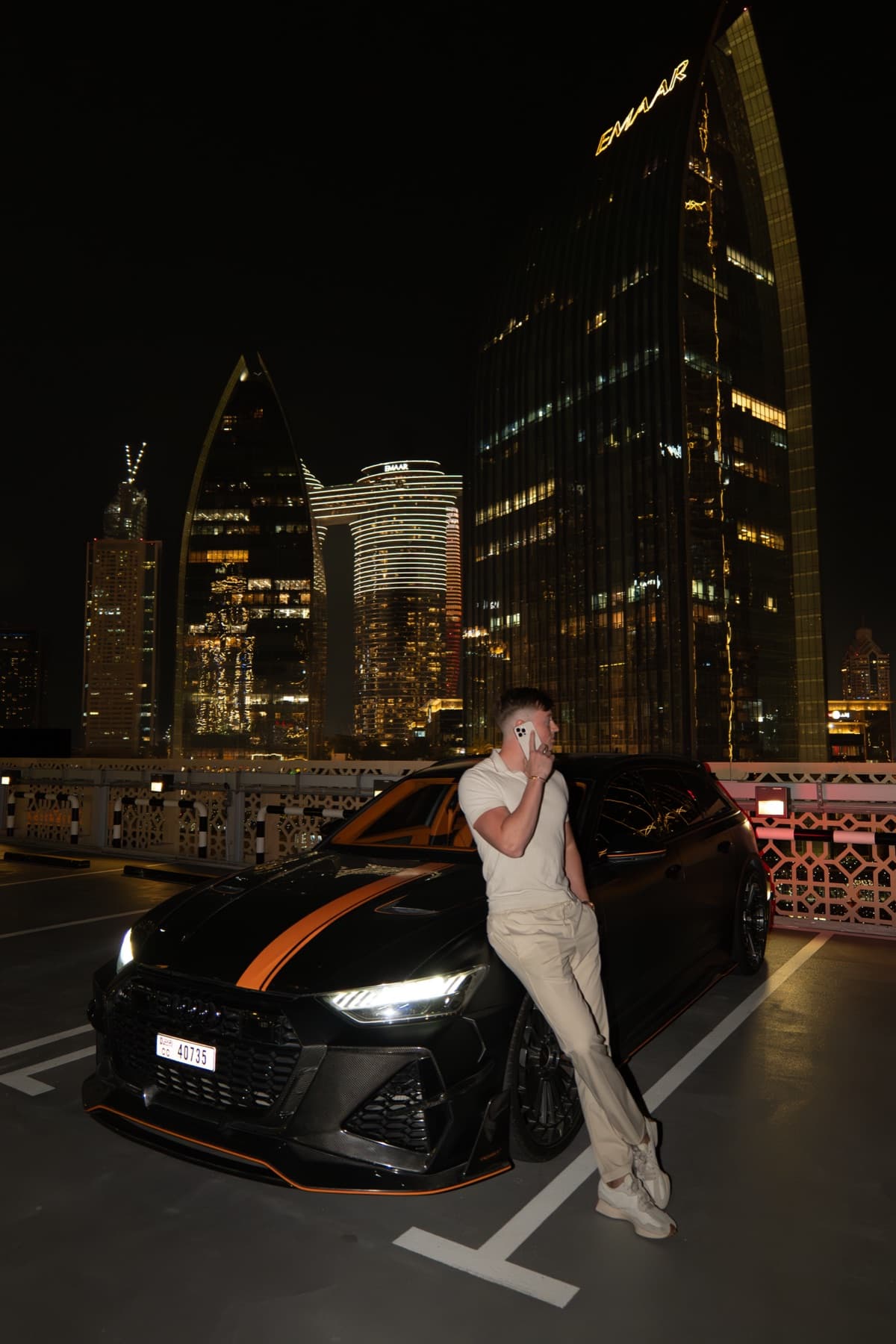 Charles De Keyser, night shoot in Dubai by Viraly